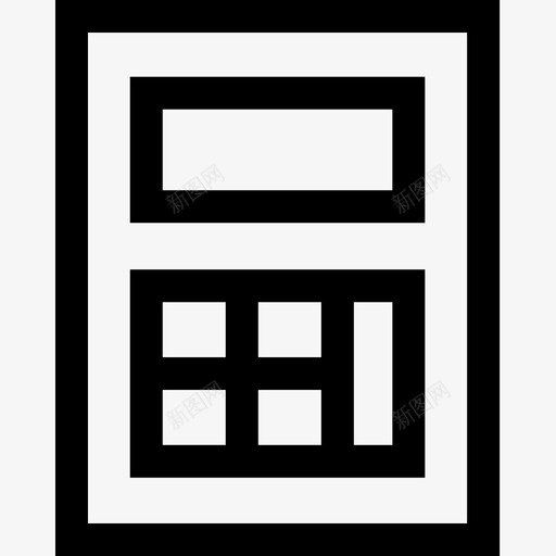 计算器大学22线性图标svg_新图网 https://ixintu.com 大学 线性 计算器