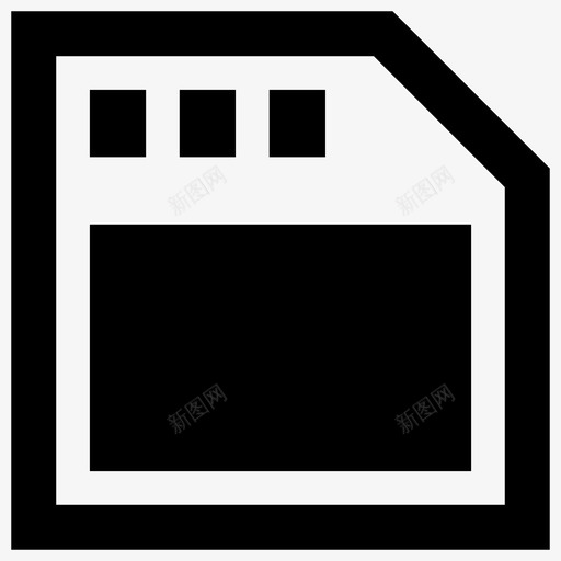 sd卡相机存储器外部存储器图标svg_新图网 https://ixintu.com sd 图标 外部 存储卡 存储器 摄影 相机 设备