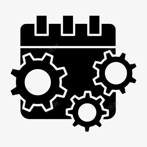 工作计划业务公司图标svg_新图网 https://ixintu.com 业务 公司 工作计划 财务
