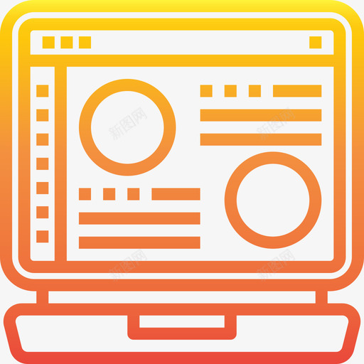 浏览器笔记本电脑浏览器2渐变图标svg_新图网 https://ixintu.com 浏览器 渐变 电脑 笔记本