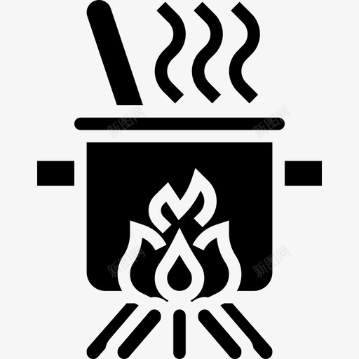 沸腾野餐元素2字形图标svg_新图网 https://ixintu.com 元素 字形 沸腾 野餐