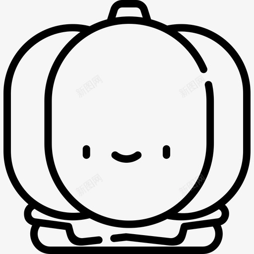 南瓜万圣节服装化身3直系图标svg_新图网 https://ixintu.com 万圣节 化身 南瓜 服装 直系