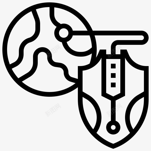 网络控制国际远程图标svg_新图网 https://ixintu.com 全球 共享 国际 控制 线路 网络 远程