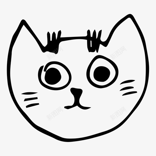 猫五只图标svg_新图网 https://ixintu.com 五只