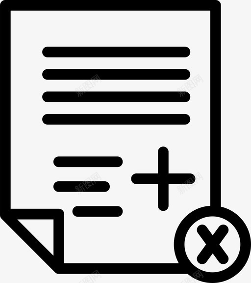 医疗报告签名图标svg_新图网 https://ixintu.com 医疗 报告 文本 签名