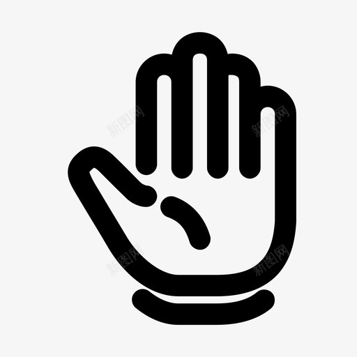 停止健康健康和安全图标svg_新图网 https://ixintu.com 停止 健康 健康和安全 标志 随机加粗