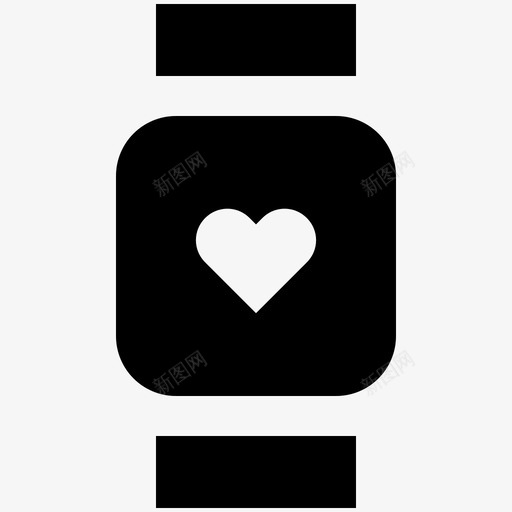 心率表运动监视器图标svg_新图网 https://ixintu.com 心率表 监视器 训练 运动