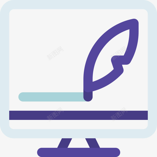 计算机文案19线性图标svg_新图网 https://ixintu.com 文案 线性 计算机