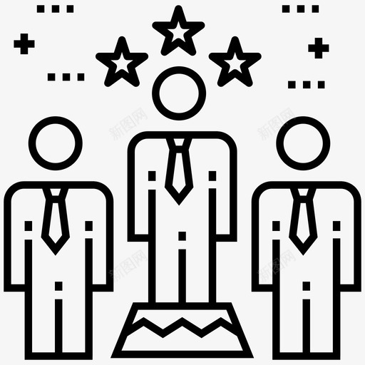 绩效就业能力工作绩效图标svg_新图网 https://ixintu.com 专业 员工 团队 图标 就业 工作 技能 生活 线图 绩效 能力