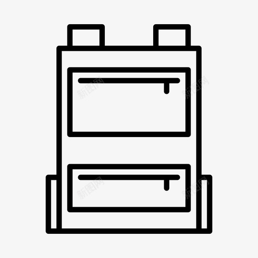 书包书包学校教育图标svg_新图网 https://ixintu.com 书包 书包学校 工具和设置大纲 教育
