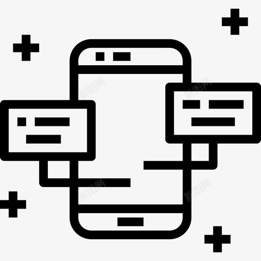 应用程序编程39线性图标svg_新图网 https://ixintu.com 应用程序 线性 编程39