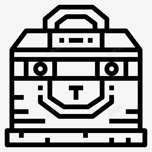 箱子强盗盒子图标svg_新图网 https://ixintu.com 宝藏 强盗 盒子 箱子 魔术师