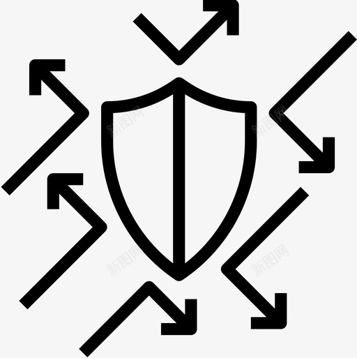 屏蔽gdpr13线性图标svg_新图网 https://ixintu.com gdpr 屏蔽 线性