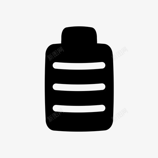 电池电平用户界面图标svg_新图网 https://ixintu.com 流行图标glyphsolid 用户界面 电平 电池
