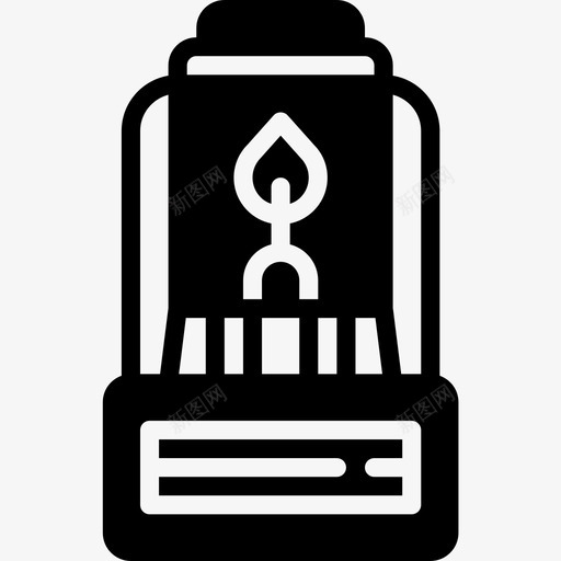 油灯行程155实心图标svg_新图网 https://ixintu.com 实心 油灯 行程155