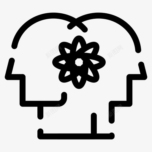 人才原子人力图标svg_新图网 https://ixintu.com 人力 人员 人才 动机 原子 商业 技能 改进 生产力 管理 能用