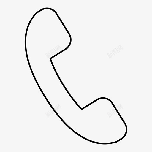 打电话接电话交流图标svg_新图网 https://ixintu.com 交流 打电话 接电话 联系 谈话