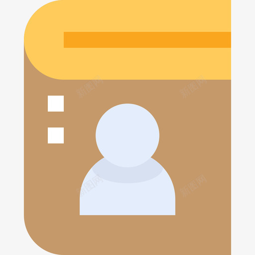 联系人列表用户18扁平图标svg_新图网 https://ixintu.com 列表 扁平 用户 联系人