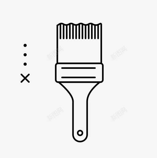 画笔艺术绘画图标svg_新图网 https://ixintu.com 工具 画笔 绘画 艺术 设计