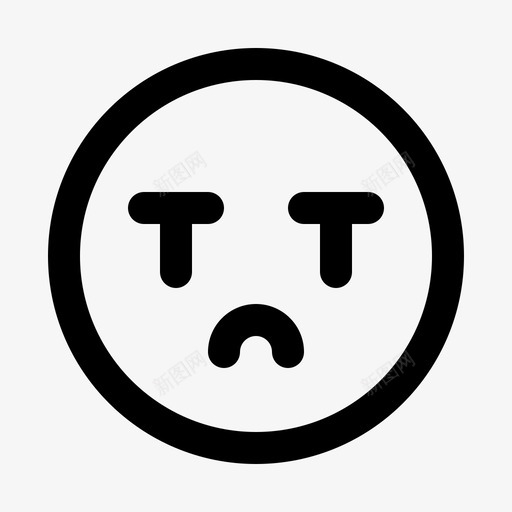 悲伤表情眼泪图标svg_新图网 https://ixintu.com 悲伤 眼泪 表情