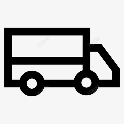 送货商务汽车图标svg_新图网 https://ixintu.com 包装 卡车 商务 汽车 物流 电子商务 送货