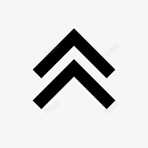 V形箭头方向图标svg_新图网 https://ixintu.com 方向 箭头