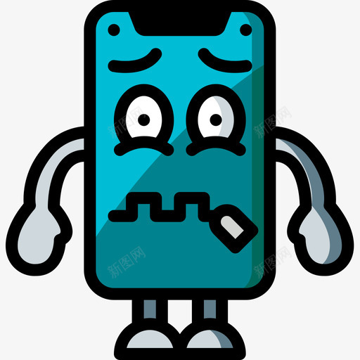 拉链mobicons5线性颜色图标svg_新图网 https://ixintu.com mobicons5 拉链 线性颜色