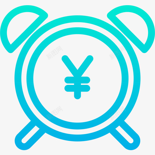 时间就是金钱商业241梯度图标svg_新图网 https://ixintu.com 商业 就是 时间 梯度 金钱