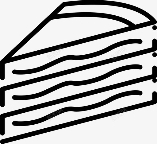 蛋糕吃图标svg_新图网 https://ixintu.com 蛋糕
