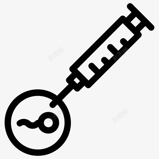 人工授精注射精子宫内授精图标svg_新图网 https://ixintu.com 人工授精 图标 宫内 授精 插入 注射 生殖 精子 线图 试管婴儿