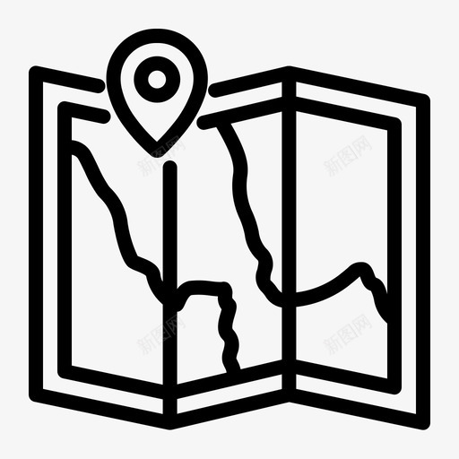 地图图表营地位置图标svg_新图网 https://ixintu.com 图表 地图 山地自然露营 营地位置