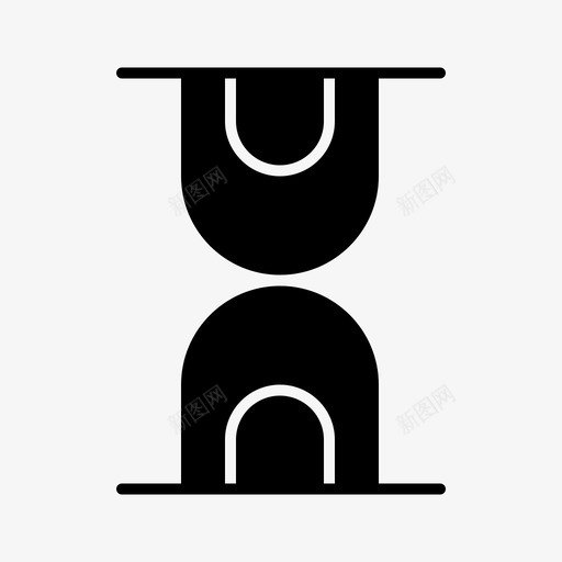 沙漏加载等待图标svg_新图网 https://ixintu.com glyph ui 元素 加载 基本 沙漏 等待