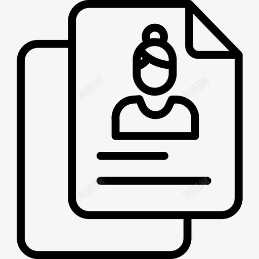 课程商业与管理4线性图标svg_新图网 https://ixintu.com 商业 管理 线性 课程