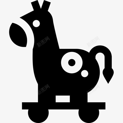 长颈鹿儿童玩具8填充图标svg_新图网 https://ixintu.com 儿童玩具8 填充 长颈鹿