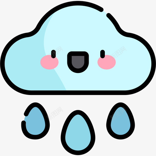 云秋天43线颜色图标svg_新图网 https://ixintu.com 秋天 颜色