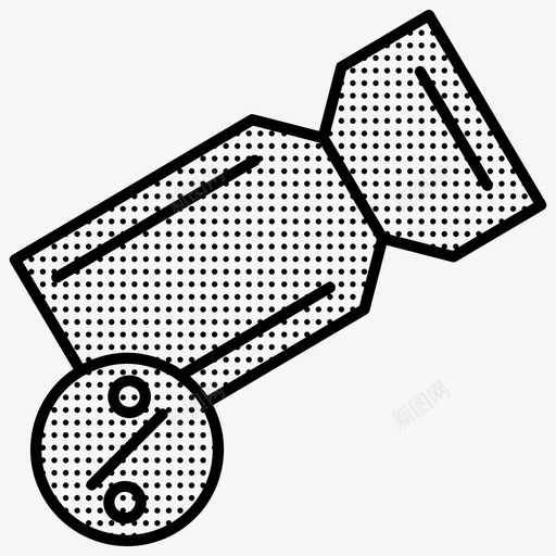 折扣优惠券门票图标svg_新图网 https://ixintu.com 优惠券 折扣 足球 门票