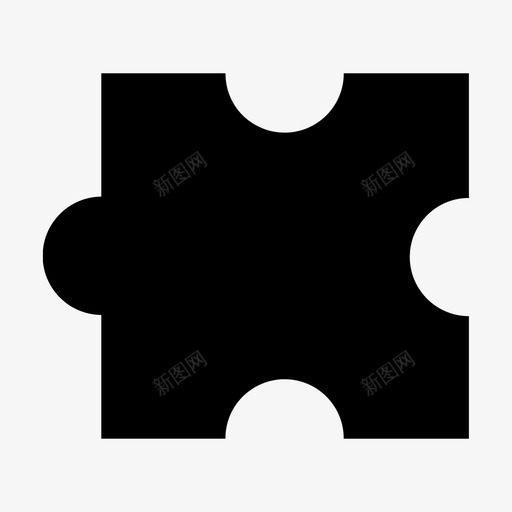 拼图连接解决图标svg_新图网 https://ixintu.com 一起 拼图 求解 解决 连接