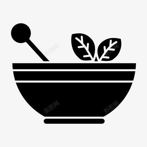 草药叶子自然图标svg_新图网 https://ixintu.com 叶子 自然 草药 药房