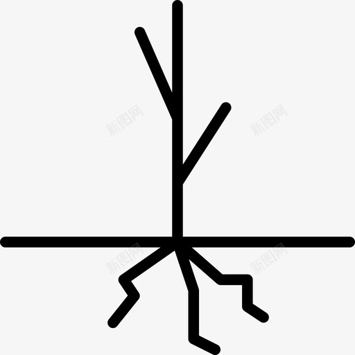 植物死的干的图标svg_新图网 https://ixintu.com 干的 根 植物 死的 野生动物瘦