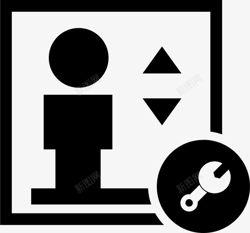 智慧电梯-维保单位svg_新图网 https://ixintu.com 智慧电梯-维保单位