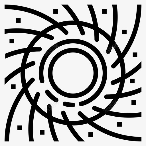 空间天文学黑色图标svg_新图网 https://ixintu.com 天文学 星系 洞 空间 空间轮廓 黑色
