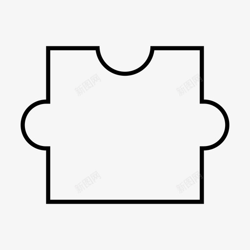 拼图连接解决图标svg_新图网 https://ixintu.com 一起 拼图 求解 解决 连接