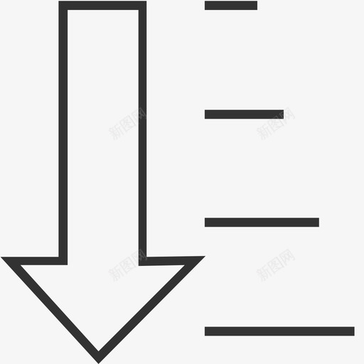 组件icon_排序svg_新图网 https://ixintu.com 组件icon_排序