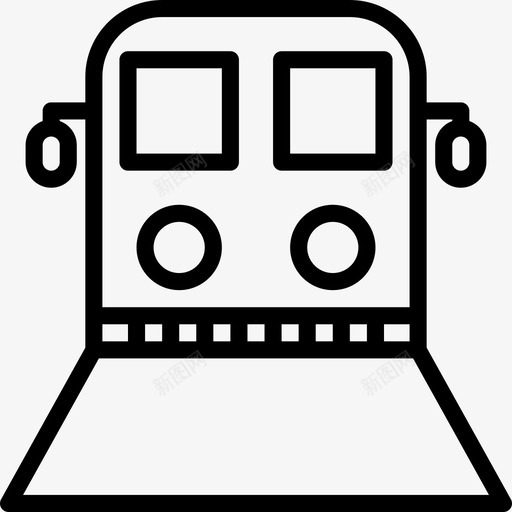 火车旅行150直线图标svg_新图网 https://ixintu.com 旅行 火车 直线