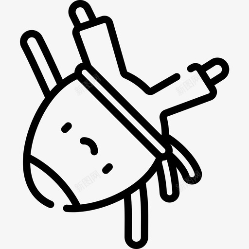 卡波埃拉舞蹈风格直系图标svg_新图网 https://ixintu.com 卡波 埃拉 直系 舞蹈 风格