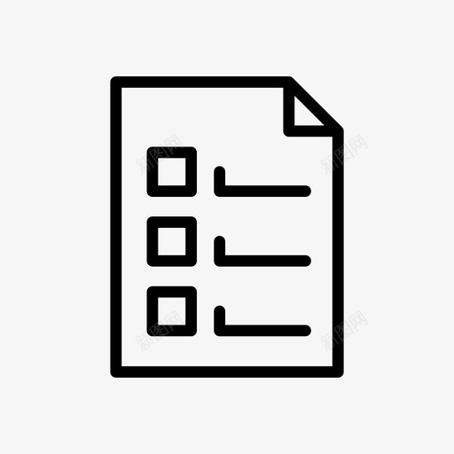 检查表检查纸张图标svg_新图网 https://ixintu.com 勾选 检查 检查表 纸张
