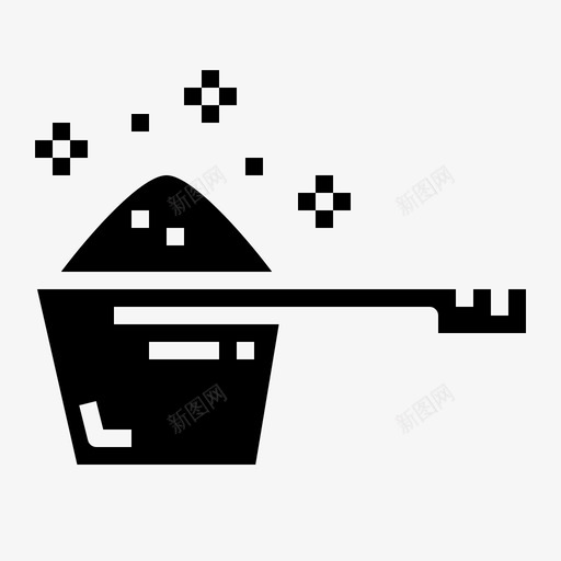 勺洗涤剂洗衣粉图标svg_新图网 https://ixintu.com 洗涤剂 洗衣粉