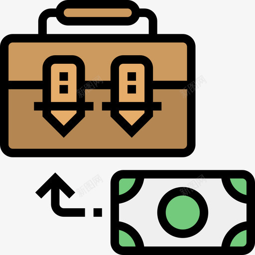投资组合金融交易线性颜色图标svg_新图网 https://ixintu.com 交易 投资 线性 组合 金融 颜色