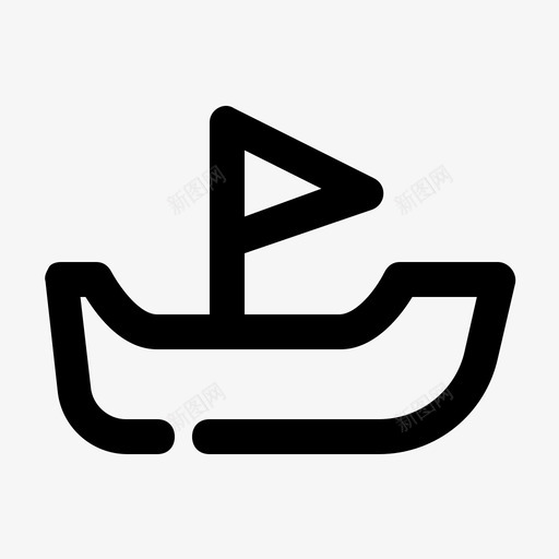 船河海图标svg_新图网 https://ixintu.com 运输 运输工具