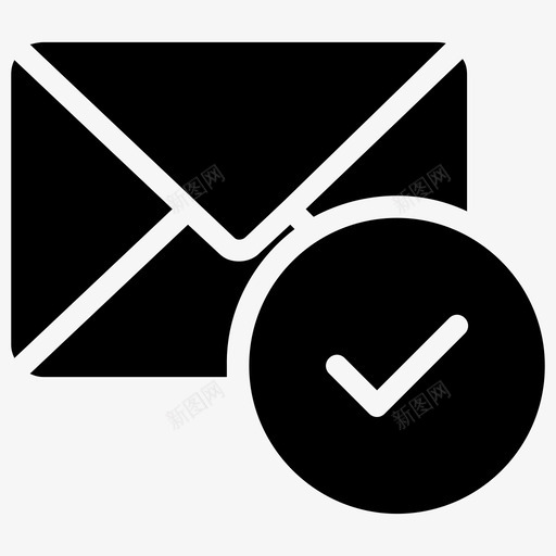 验证消息信封信件图标svg_新图网 https://ixintu.com 信件 信封 复古 情感 意见 检查 消息 清单 评级 邮件 验证